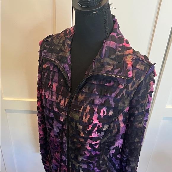 Clara S Purple and Black Jacket - Picture 9 of 9